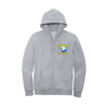 Eisenhower Eagles Full-Zip Hoodie - Light Heather Grey