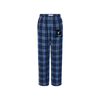 RT Rattlers Youth Plaid PJ Pants - True Navy/ Carolina Blue