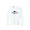 MV Baseball Triblend Long Sleeve Tee - White