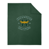 Hillside Hawks Fleece Sweatshirt Blanket - Dark Green