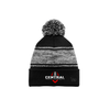 CYF Knit Pom Beanie - Embroidered - Black/Grey