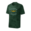 Hillside Hawks CamoHex Performance Tee - Forest Green