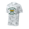 Hillside Hawks CamoHex Performance Tee - White