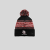 BR Field Hockey Beanie - Black/ Scarlet