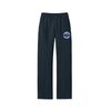 BTSC Adult Fleece Open Bottom Sweatpants - Navy