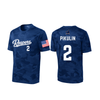 Reapers Baseball Camo Hex Tee - Royal Blue
