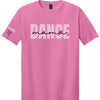 Personalized Dance Tshirt - Dark Pink