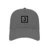 (NEW) Juniper Square_Soft Fit Solid Active Wear Cap - Grey