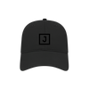 (NEW) Juniper Square_Soft Fit Solid Active Wear Cap - Black