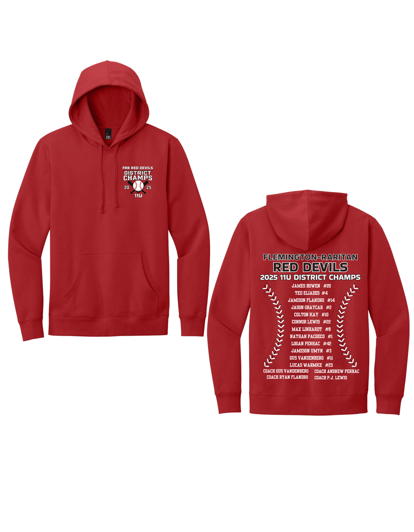 FRB 11U District Champs Fleece Hoodie
