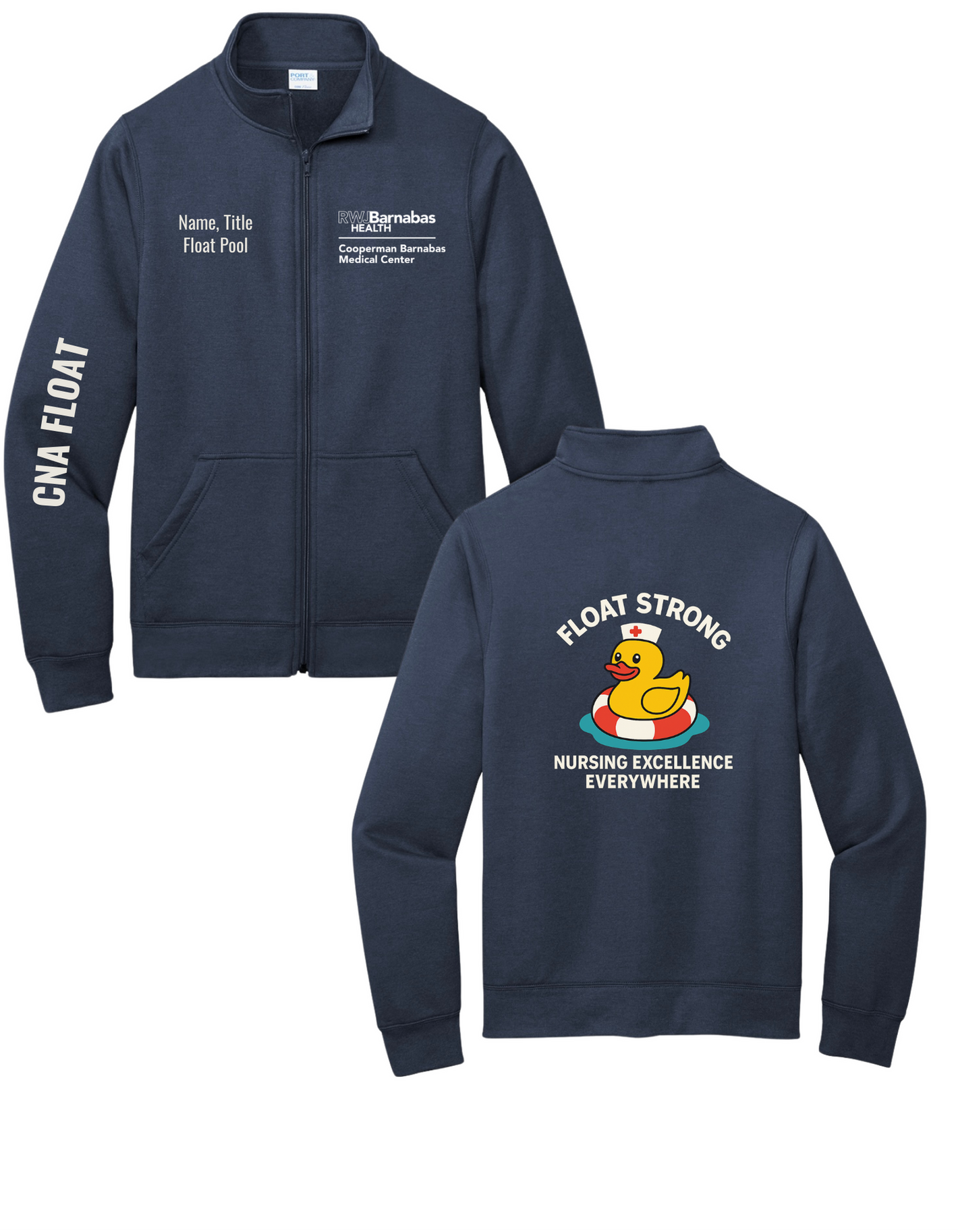 RWJ Barnabas Fleece Full Zip Sweatshirt