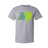 Eat Sleep Tennis Repeat - Grey