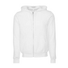 Bella + Canvas Sponge Fleece DTM Full-Zip Hoodie - White