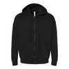 Bella + Canvas Sponge Fleece DTM Full-Zip Hoodie - Black