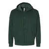 Bella + Canvas Sponge Fleece DTM Full-Zip Hoodie - Heather Forest