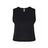 Next Level Apparel Ladies' Festival Cropped Tank - BLACK