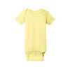 Rabbit Skins™ Infant Short Sleeve Baby Rib Bodysuit - Banana