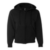 Fruit of the Loom 12 oz. Supercotton Full-Zip Hoodie - Black