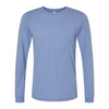 Bella + Canvas Triblend Long-Sleeve T-Shirt - Blue Triblend