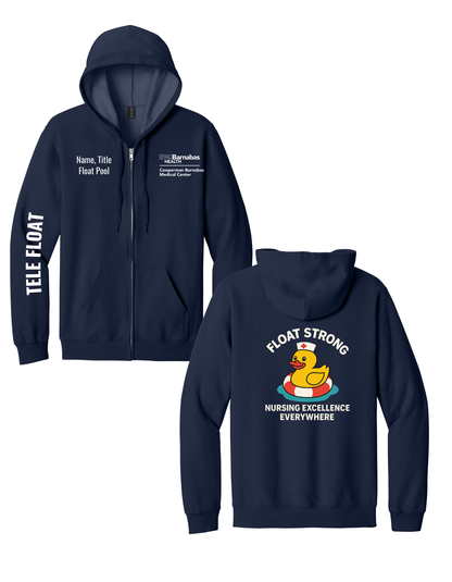 RWJ Barnabas Float Pool Full Zip Hoodie