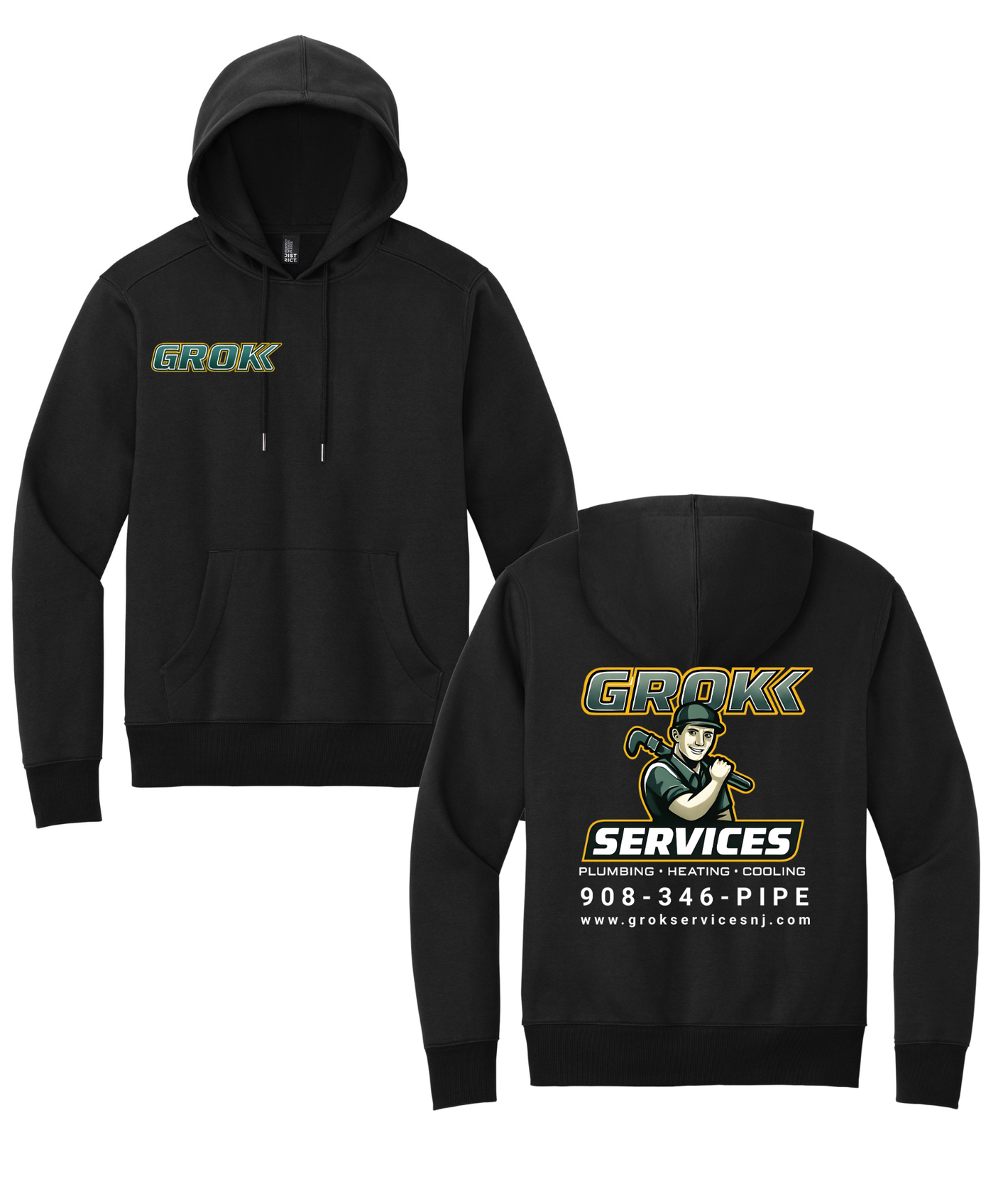 GROK - District® Perfect Weight® Fleece Hoodie