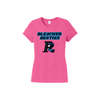 RT Rattlers Womens Bleacher Besties Triblend Tee - Fuchsia Frost