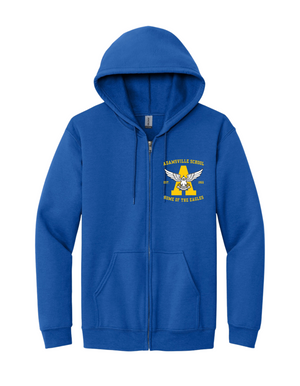 Adamsville Eagles Full Zip Hooded Sweatshirt