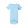 Rabbit Skins™ Infant Short Sleeve Baby Rib Bodysuit - Light Blue