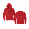 Central Girls Flag Football Full Zip Hoodie - Red