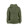 Threadfast Apparel Unisex Ultimate Fleece Zip-Up Hoodie - Army