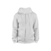 Threadfast Apparel Unisex Ultimate Fleece Zip-Up Hoodie - White