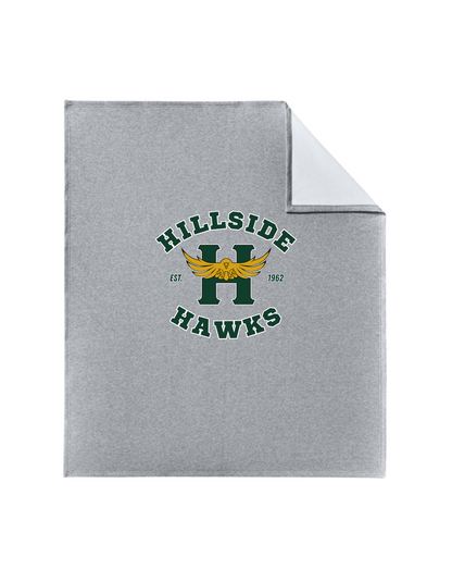 Hillside Hawks Fleece Sweatshirt Blanket