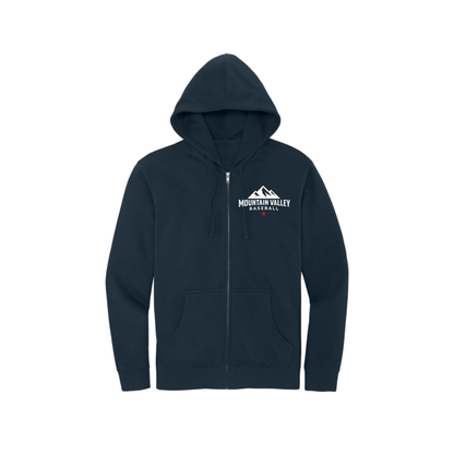 MV Baseball Fleece Full Zip Hoodie