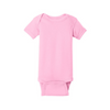 Rabbit Skins™ Infant Short Sleeve Baby Rib Bodysuit - Pink