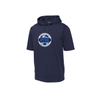BTSC Short Sleeve Performance Hoodie - Navy
