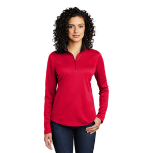 Port Authority ® Ladies Silk Touch ™ Performance 1/4-Zip