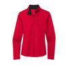 Port Authority ® Ladies Silk Touch ™ Performance 1/4-Zip - Red / Black