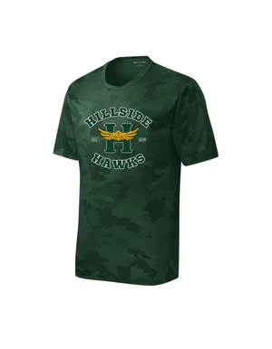 Hillside Hawks CamoHex Performance Tee