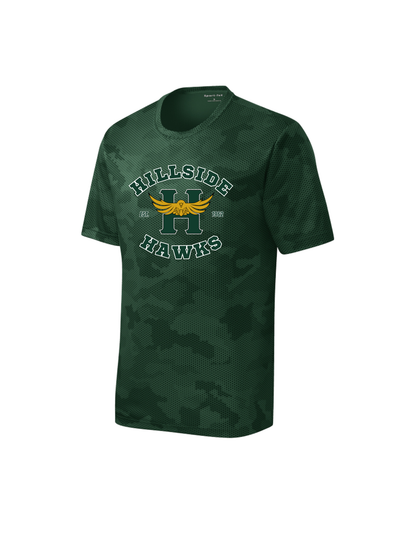 Hillside Hawks CamoHex Performance Tee