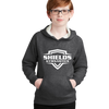 Shields SportTek Youth Fleece Hoodie - Graphite Heather