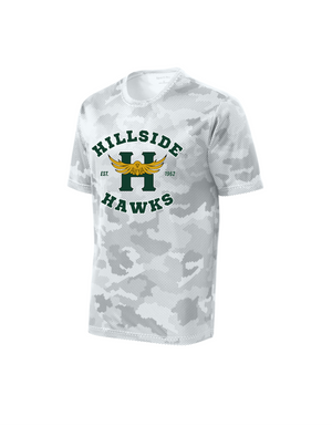 Hillside Hawks CamoHex Performance Tee