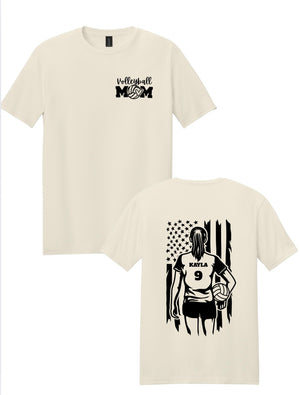 Volleyball Mom Personalized Tshirt