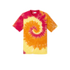 Port & Company® Youth Tie-Dye Tee - Blaze Rainbow