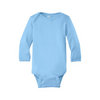 Rabbit Skins Infant Long Sleeve Jersey Bodysuit - Light Blue