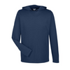 Team 365 Zone Performance T-Shirt Hoodie - Navy