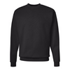 Hanes 8 oz., 50/50 EcoSmart Fleece Crewneck Sweatshirt - Black