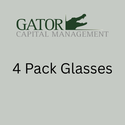 Gator Capital Management - 4 pack Lowball Glasses