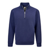 J. America - BTB Fleece Quarter-Zip Sweatshirt Success - Navy