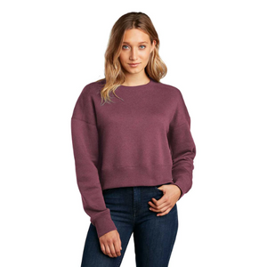 District Clothing District Women's Perfect Weight Fleece Cropped Crew