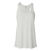 Bella + Canvas Women's Flowy Racerback Tank Top - White